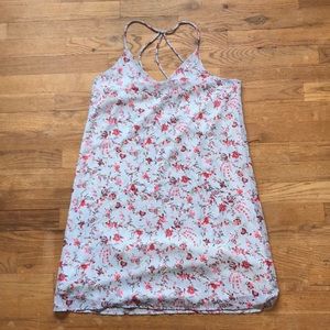 AQUA floral mini dress